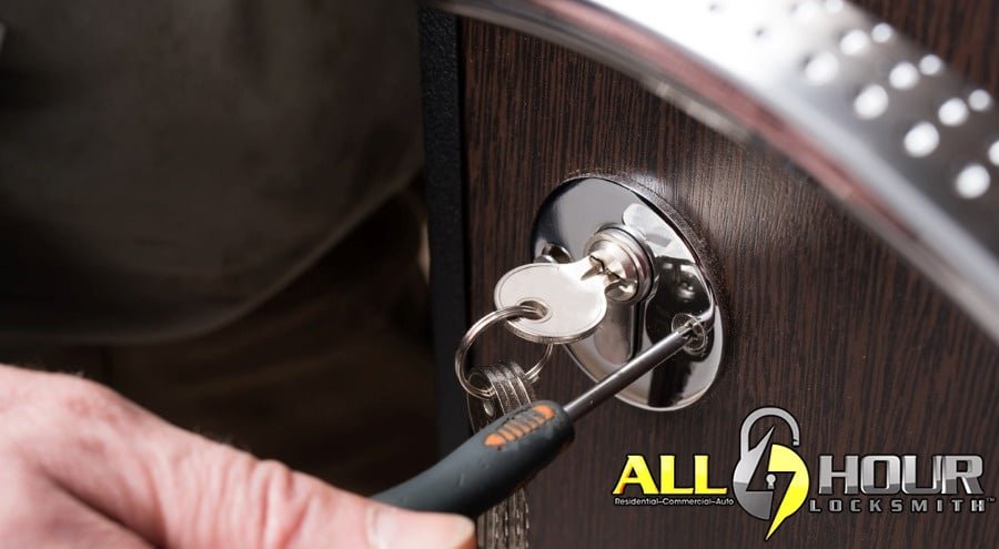 fixing a lock photo